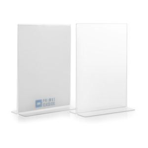 Présentoir en PVC antireflet