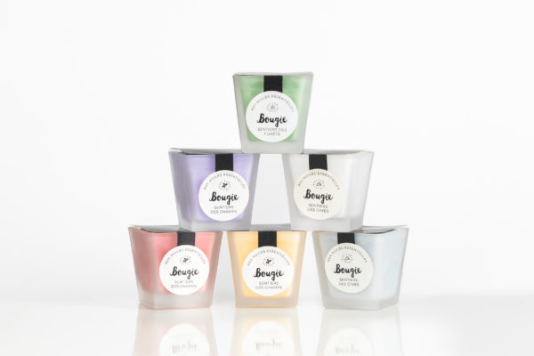 Bougies aux huiles essentielles